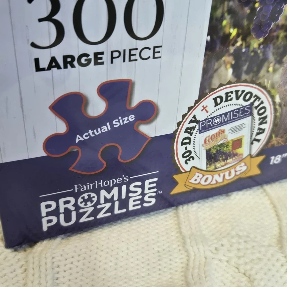 SEALED NEW Gods Fruitfulness‎ JIGSAW PUZZLE 300 LARGE Pc. Bonus Poster 18